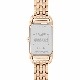 COACH｜CADIE 20X32.5mm ケイディ タンク ローズゴールド ホワイト サテンダイヤル ブレスレット