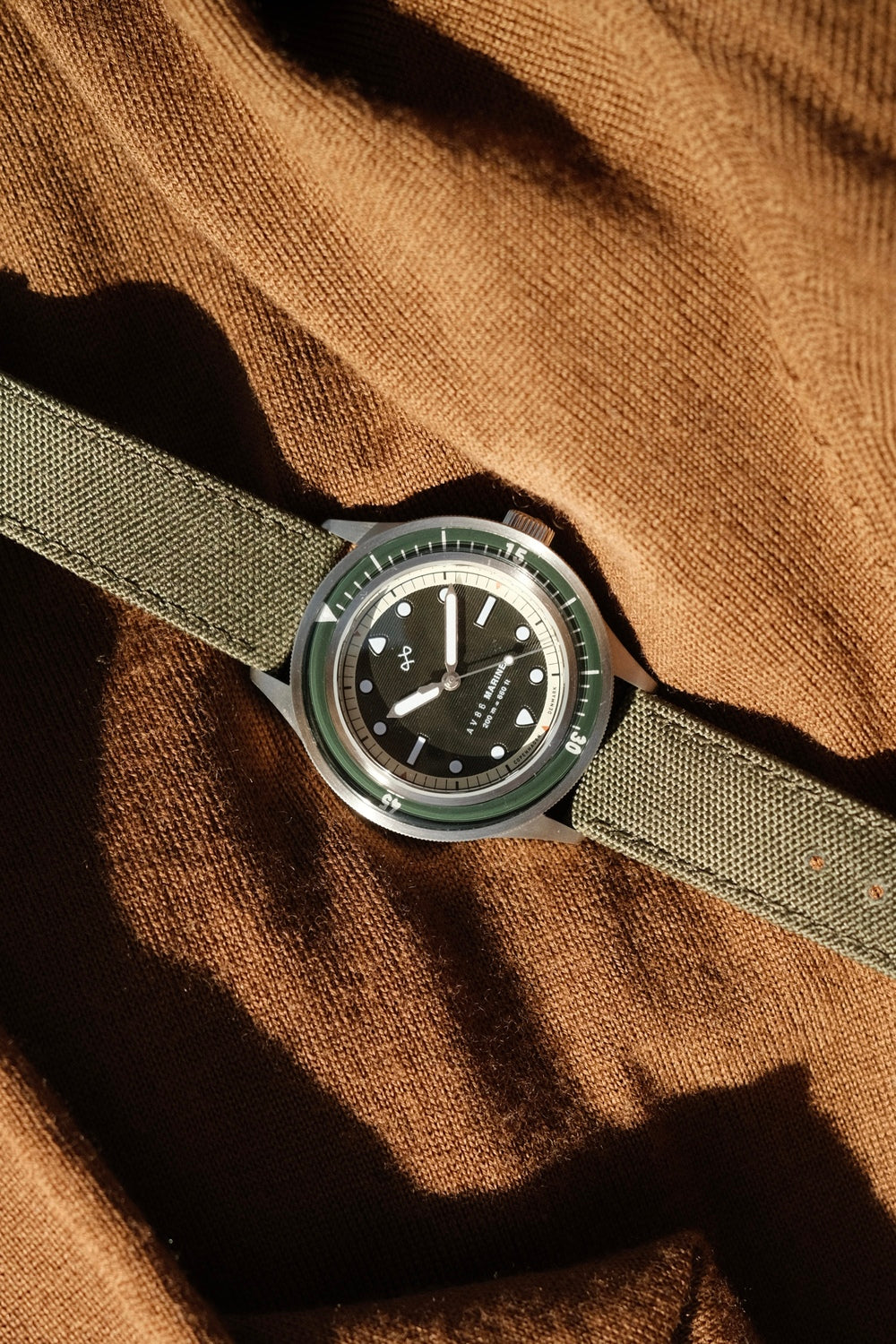 AV86(旧 ABOUT VINTAGE)|1956 Marine 41mm Steel/Green 画像4