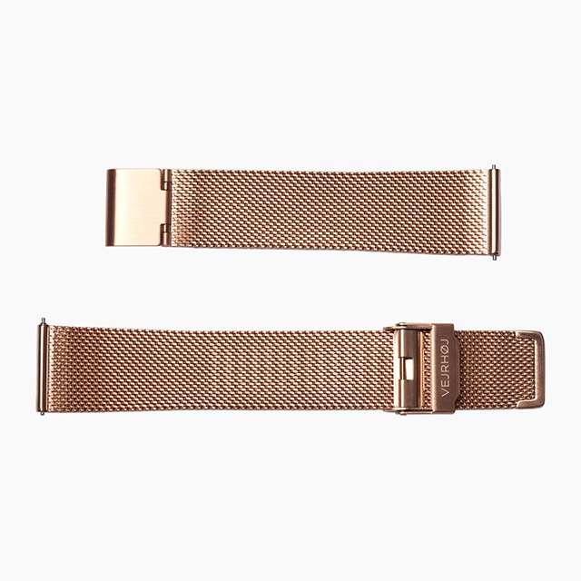 VEJRHOJ│Petite ARCTIC 34mm ペティット アークティック ローズゴールドメッシュ 画像3