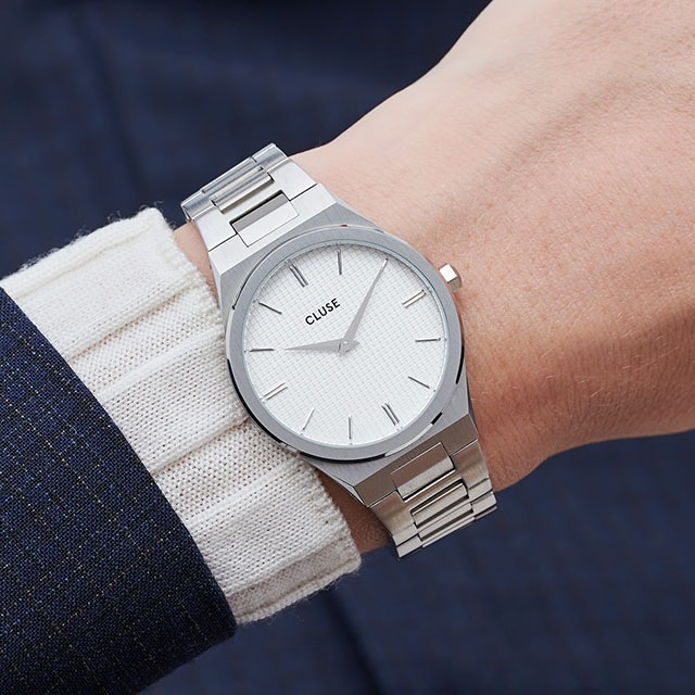 CLUSE クルース｜Vigoureux33 ヴィグルー Hリンク シルバー スノーホワイト シルバー 画像5