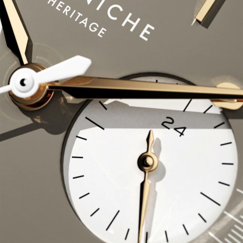 CORNICHE｜Heritage Chronograph〈世界249本限定〉ヘリテージクロノグラフ Sand Militaire II サンドベージュ 画像8
