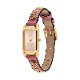 COACH｜CADIE 17.5X28.5mm ケイディ ペール ブラッシュ サンレイ ダイヤル ルージュ レザー
