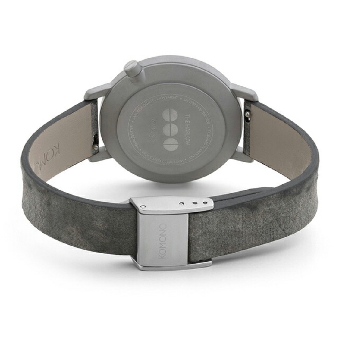 KOMONO コモノ 腕時計 メンズ レディース HARLOW ハーロウ グレイ 