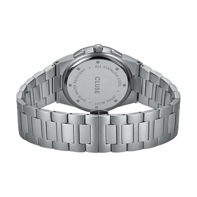CLUSE クルース|Vigoureux Chrono ヴィグルークロノ ブラックシルバー シルバー 画像3
