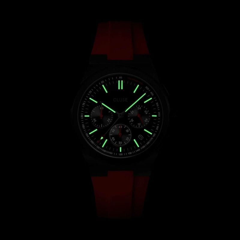 CLUSE クルース｜Vigoureux Chrono ヴィグルークロノ ブラック レッド 画像6