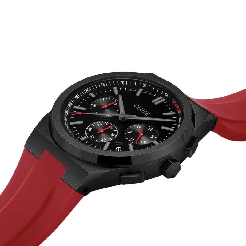 CLUSE クルース｜Vigoureux Chrono ヴィグルークロノ ブラック レッド 画像3