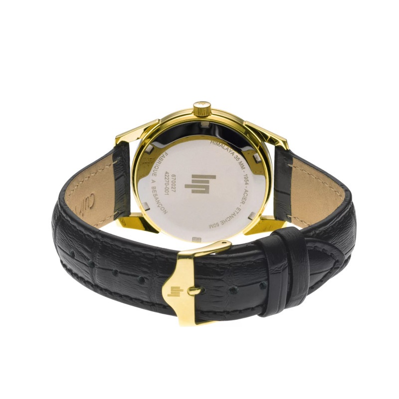 LIP｜Service Watch ゴールド ブラック 型押しレザー