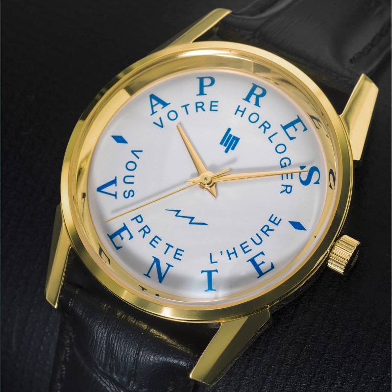 LIP｜Service Watch ゴールド ブラック 型押しレザー