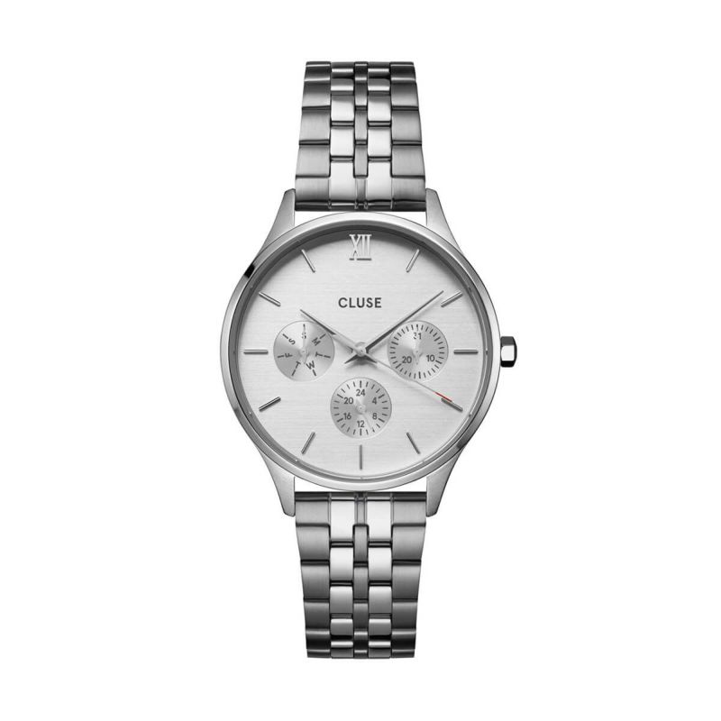 CLUSE クルース｜Minuit Multifunction ミニュイマルチファンクション シルバー シルバー ステンレスベルト 画像1