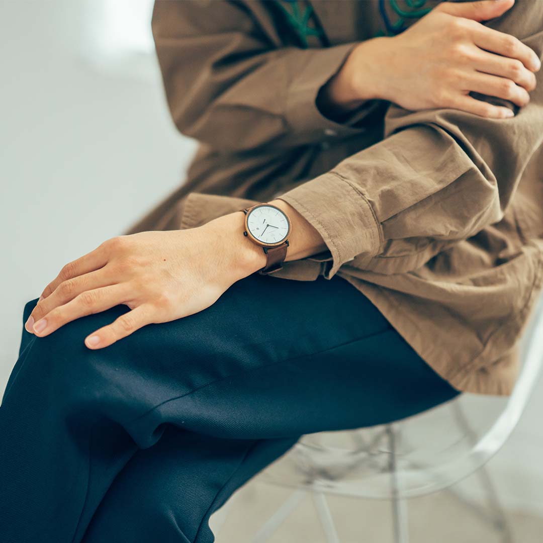 【完売】KERBHOLZ カーブホルツ|ANTON 42mm アントン ウォールナット ブラック タバコ 画像4