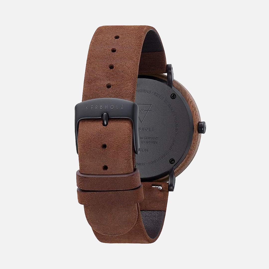 【完売】KERBHOLZ カーブホルツ|ANTON 42mm アントン ウォールナット ブラック タバコ 画像2