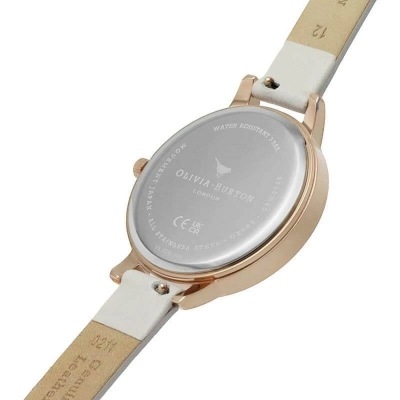 OLIVIA BURTON｜Classics〈数量限定〉クラシックス サンレイ スパークル ローズゴールド ベゼルダイヤル ブラッシュレザーベルト 画像4