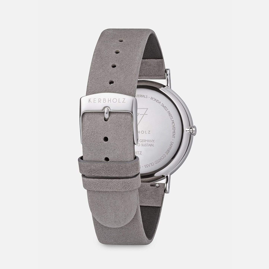 KERBHOLZ｜FRITZ 40mm フリッツ ウォールナット シルバー グレー 画像3