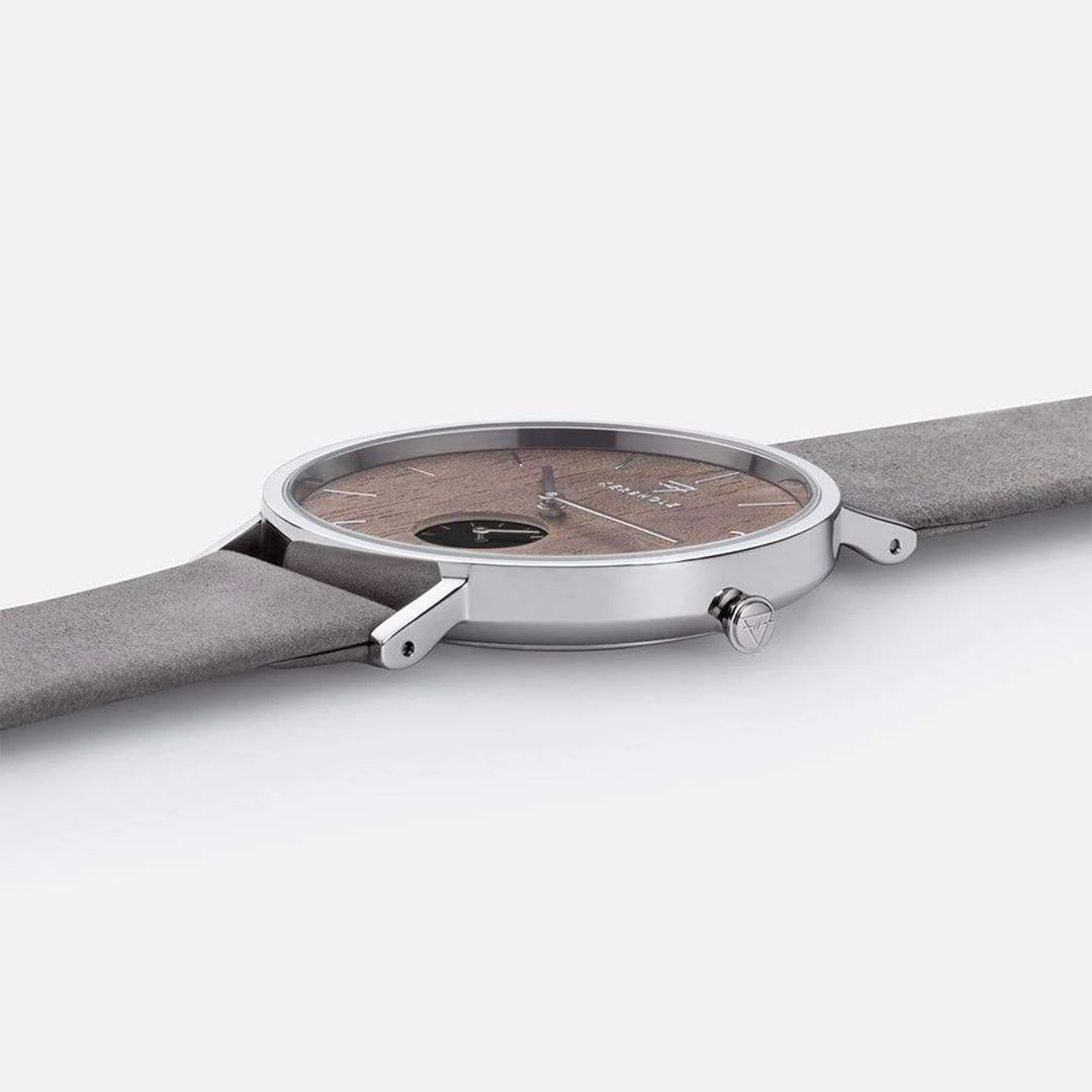 KERBHOLZ｜FRITZ 40mm フリッツ ウォールナット シルバー グレー 画像4