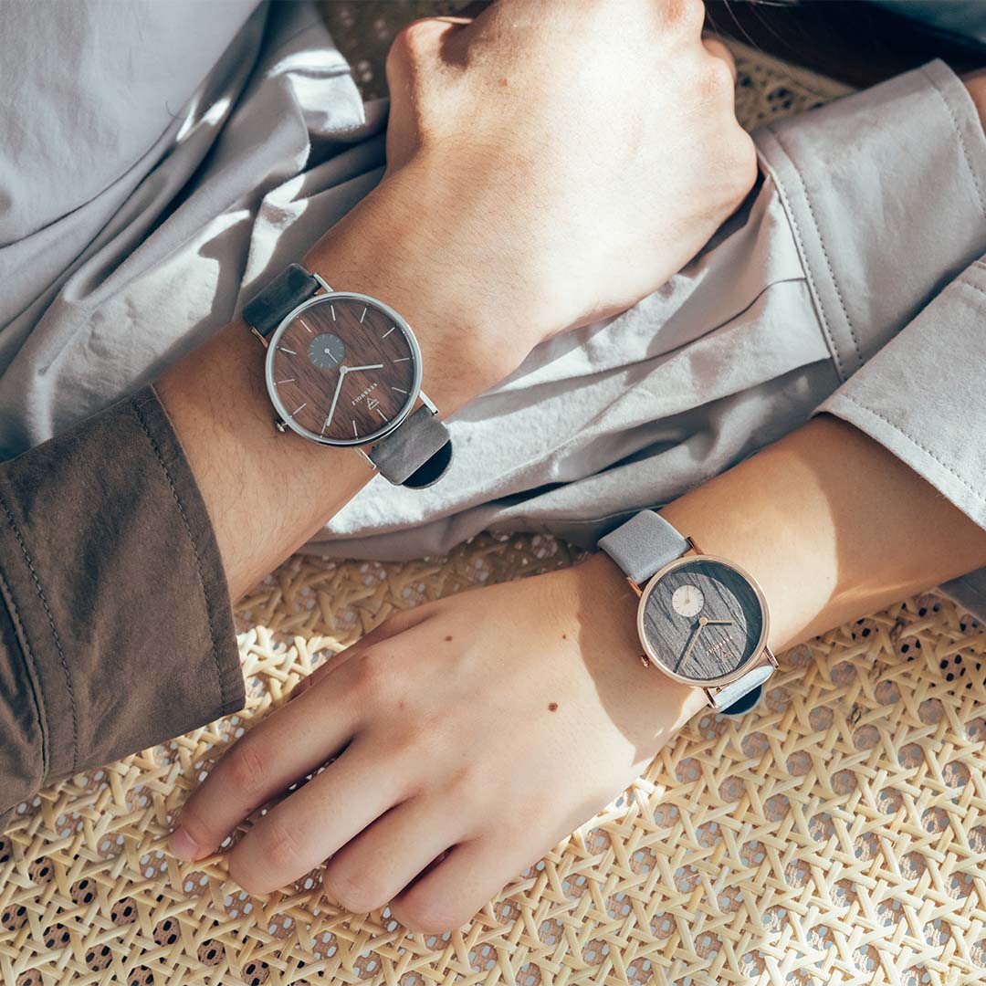 KERBHOLZ｜FRITZ 40mm フリッツ ウォールナット シルバー グレー 画像5