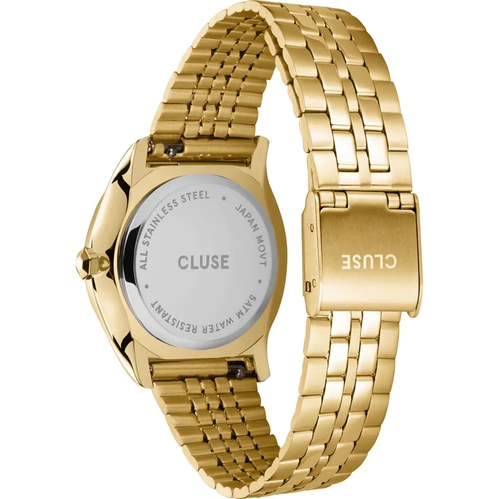 【完売】CLUSE クルース|Feroce Petite フェローチェ ペティット リーフテクスチャ プールブルー ゴールド 画像5