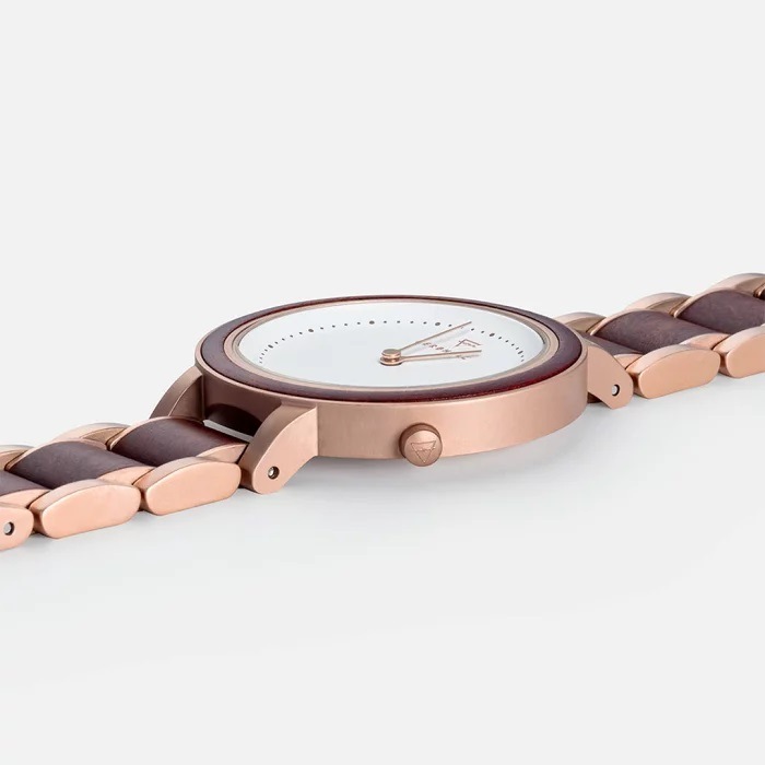 KERBHOLZ｜THEA 36mm テア ローズウッド ローズゴールド レッド 画像3