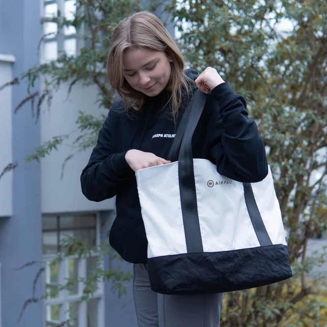 AIRPAQ|Totebag トートバッグ ホワイト 画像6