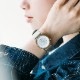 MERLE 34mm メルル オーク シルバー アークティックヴィーガン（ソーラー）