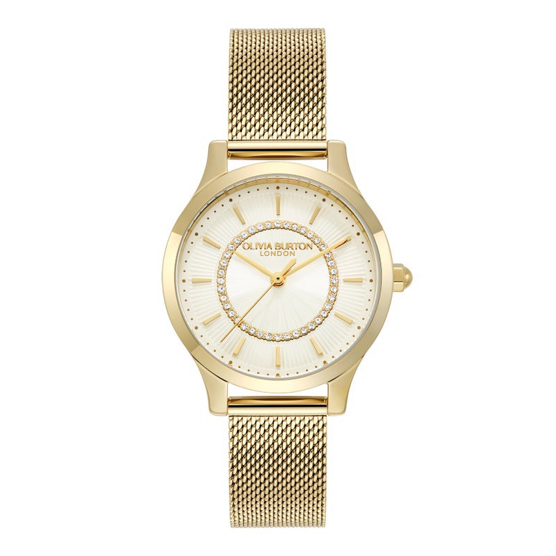 OLIVIA BURTON｜Classics クラシックス ワンダーラスト ホワイト ゴールドメッシュベルト 画像3