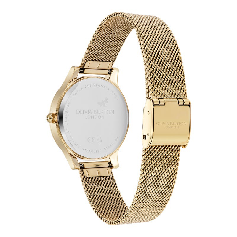 OLIVIA BURTON｜Classics クラシックス ワンダーラスト ホワイト ゴールドメッシュベルト 画像5