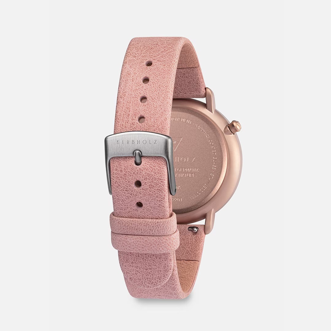 KERBHOLZ｜TILDA 38mm ティルダ ダークウッド ローズゴールド ローズ 画像3