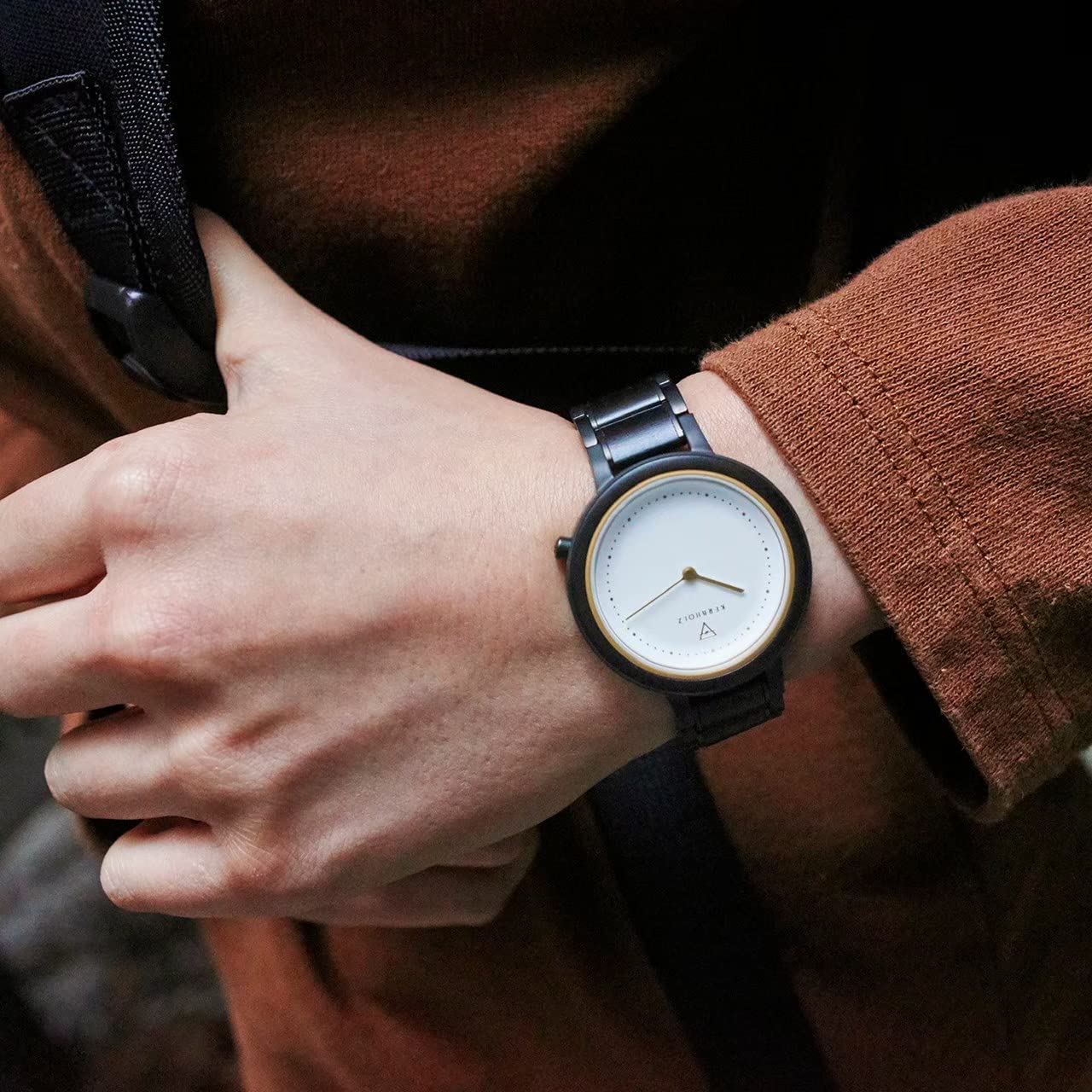 KERBHOLZ｜THEA 36mm テア サンダルウッド ブラック ゴールド
