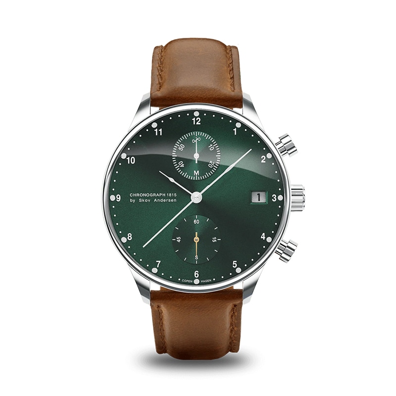 AV86(旧 ABOUT VINTAGE)|1815 Chronograph 41mm Steel/Green 画像1