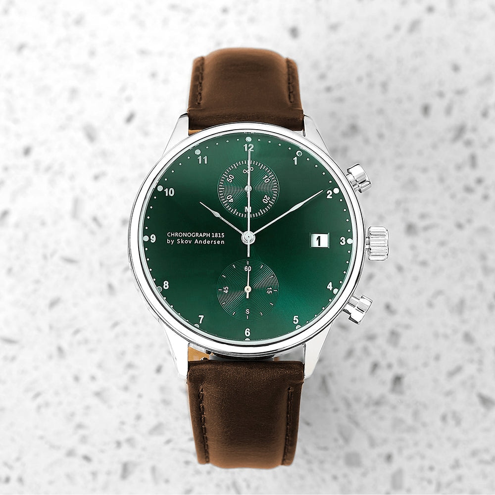 AV86(旧 ABOUT VINTAGE)|1815 Chronograph 41mm Steel/Green 画像8