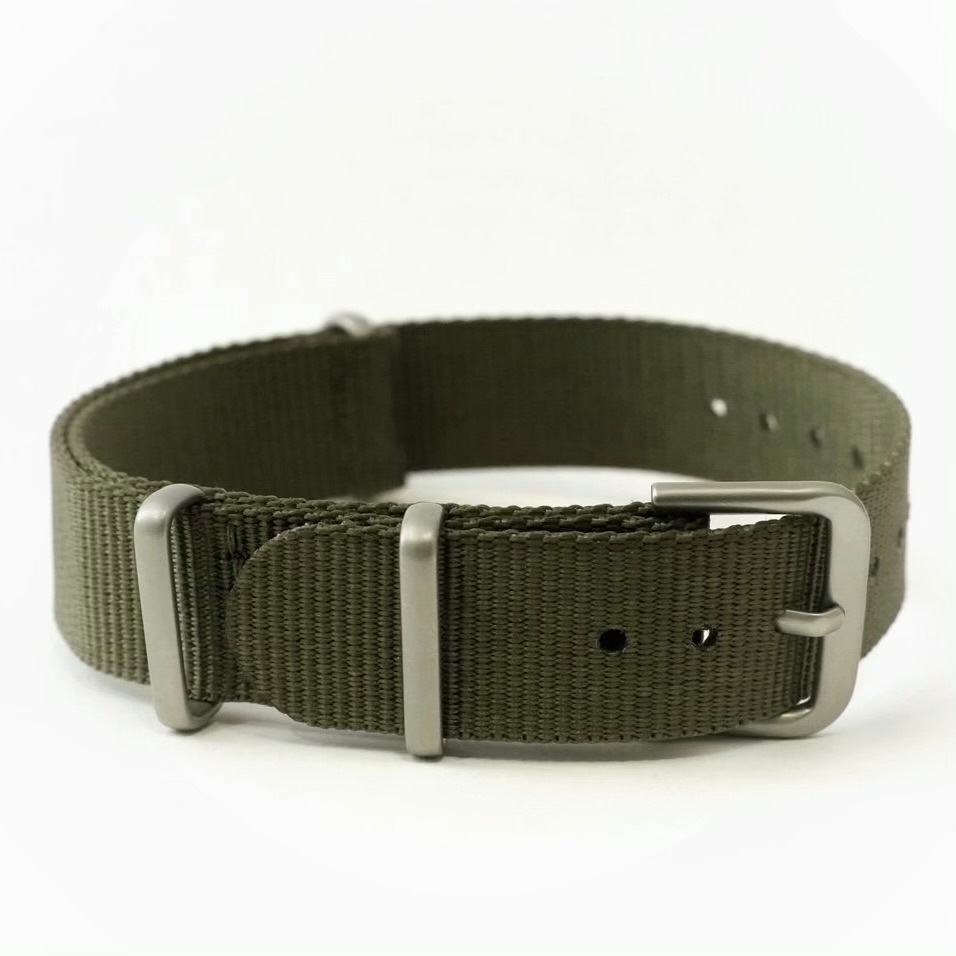 M.R.M.W. ｜Buships watch グリーン ナイロンNATOベルト 画像4
