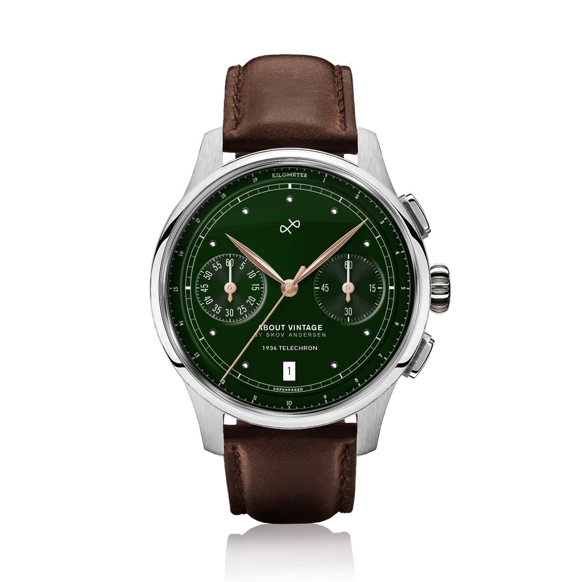 AV86（旧 ABOUT VINTAGE）｜1934 Telechron 42mm Steel/Green 画像1