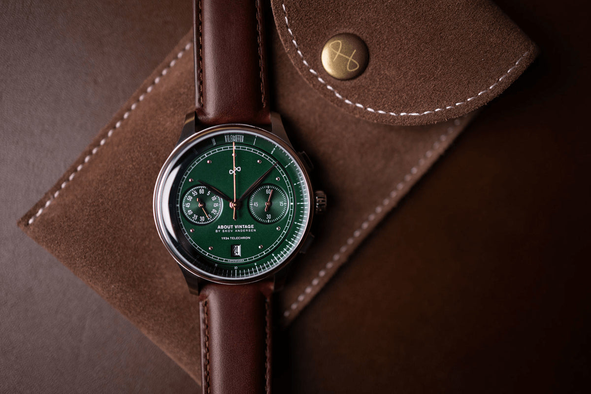 AV86（旧 ABOUT VINTAGE）｜1934 Telechron 42mm Steel/Green 画像3