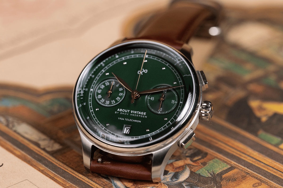 AV86（旧 ABOUT VINTAGE）｜1934 Telechron 42mm Steel/Green 画像4