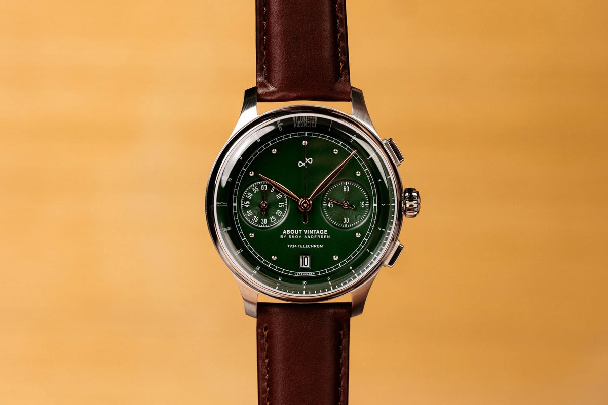 AV86（旧 ABOUT VINTAGE）｜1934 Telechron 42mm Steel/Green 画像5