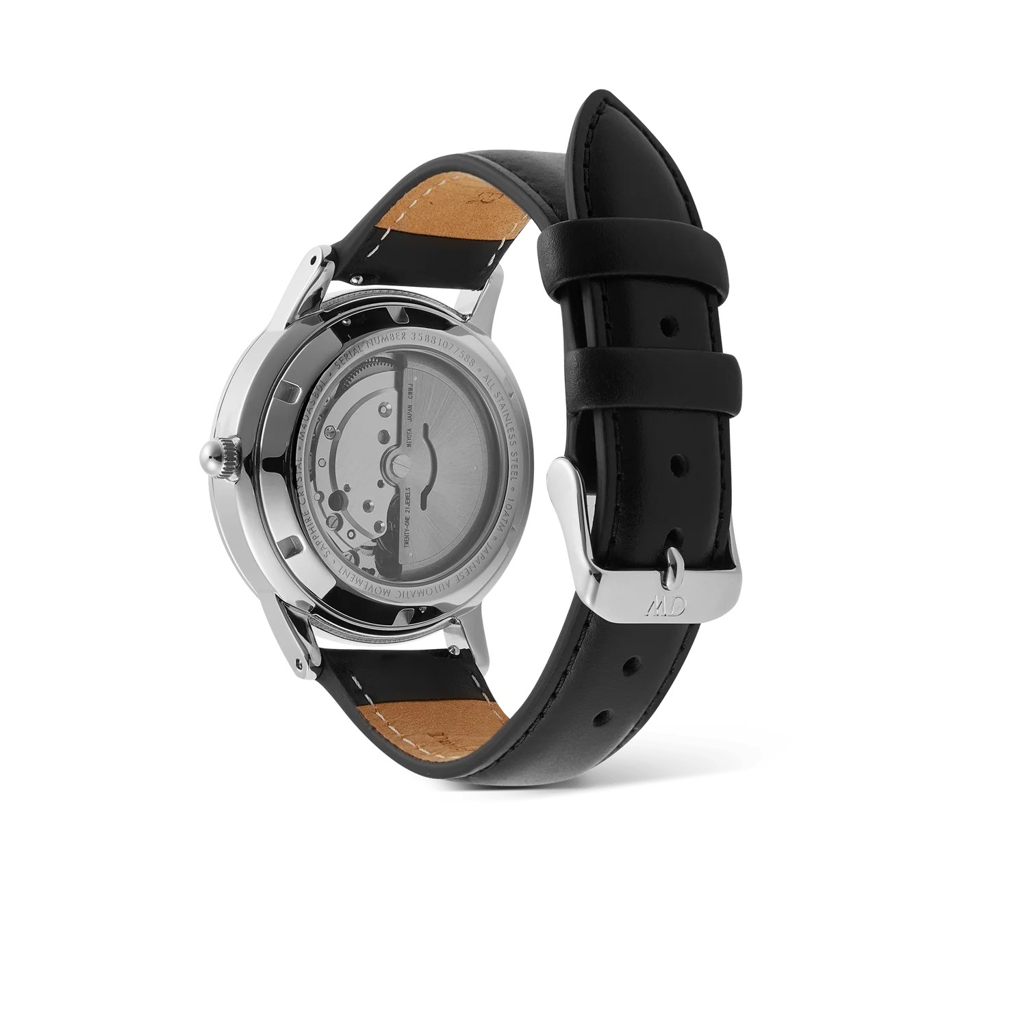 DANIEL WELLINGTON｜ Iconic Link Automatic 40mm アイコニックリンク オートマティック シェフィールド シルバー エメラルド エナメル（自動巻き） 画像5