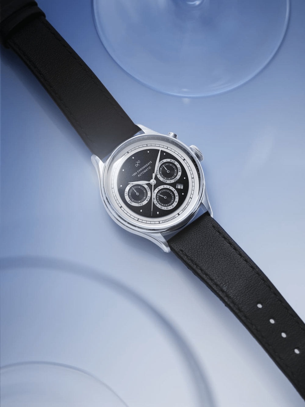 【500本限定】AV86(旧 ABOUT VINTAGE)|10th 1564 Chronodate Automatic 39mm/Black(自動巻き) 画像10