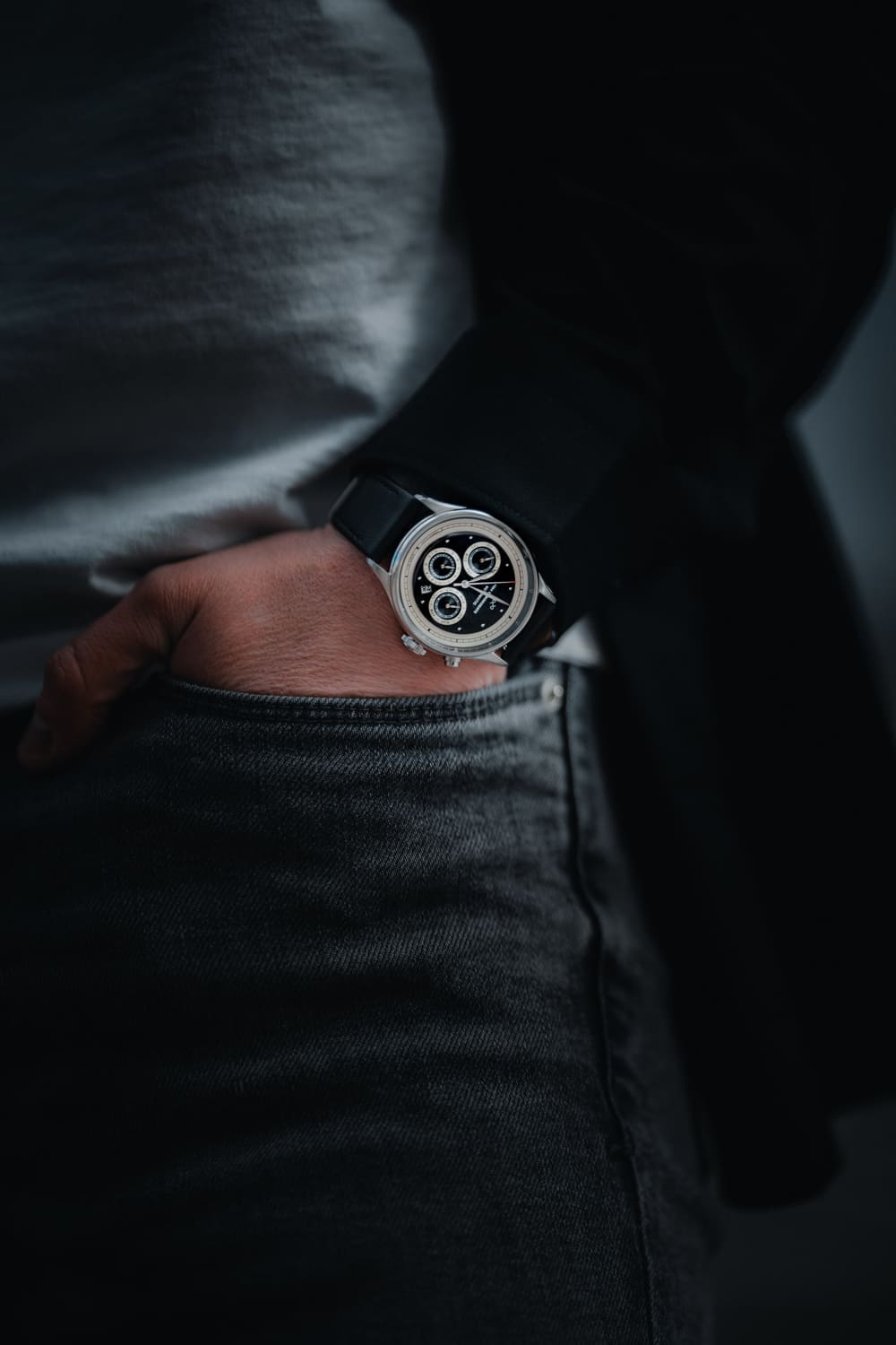 【500本限定】AV86(旧 ABOUT VINTAGE)|10th 1564 Chronodate Automatic 39mm/Black(自動巻き) 画像5