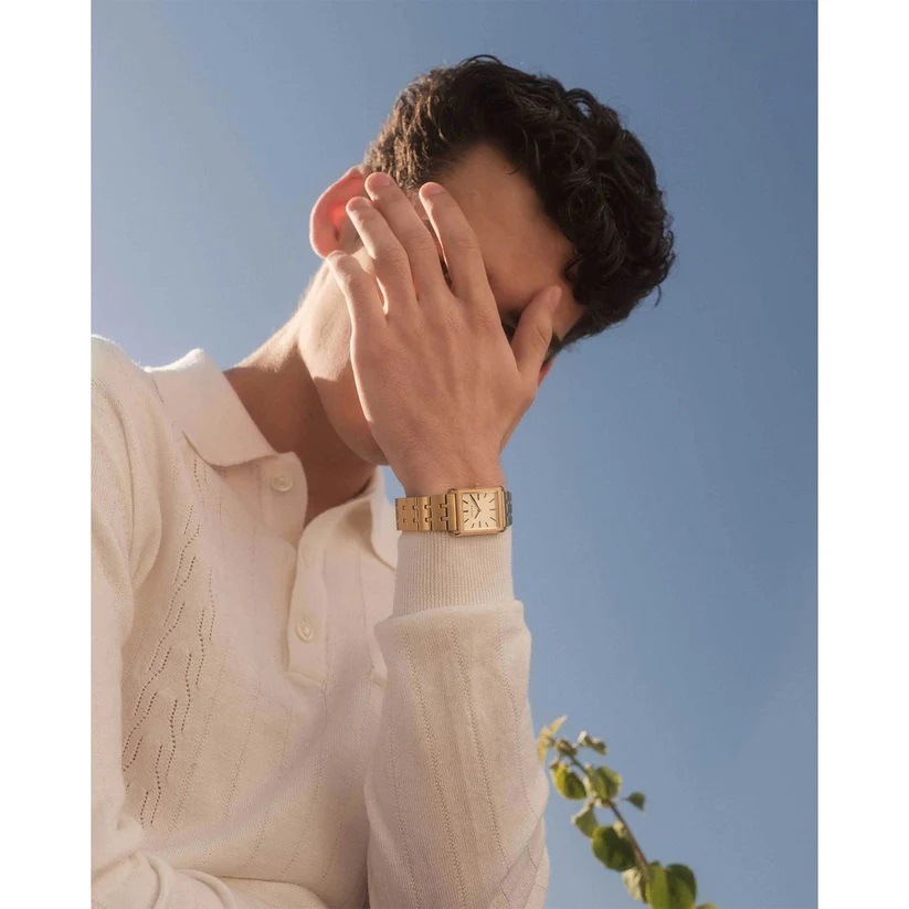 BREDA｜VIRGIL METAL ヴァージル メタル スクエア ゴールド ステンレスベルト 画像2