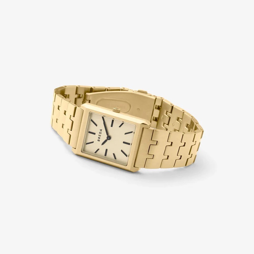 BREDA｜VIRGIL METAL ヴァージル メタル スクエア ゴールド ステンレスベルト 画像5
