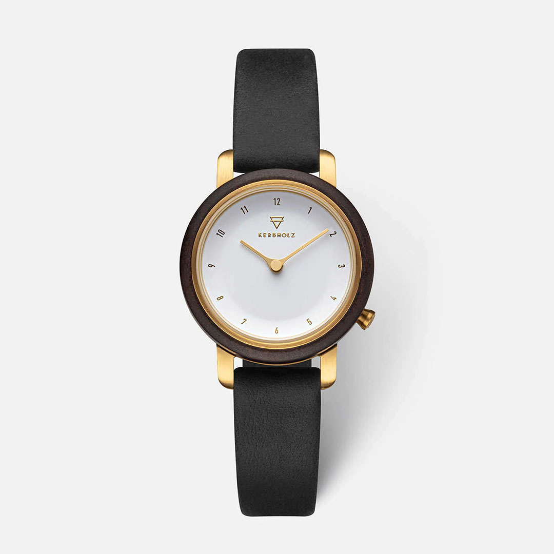 KERBHOLZ｜SOPHIE 27mm ソフィー サンダルウッド ゴールド ブラック 画像1