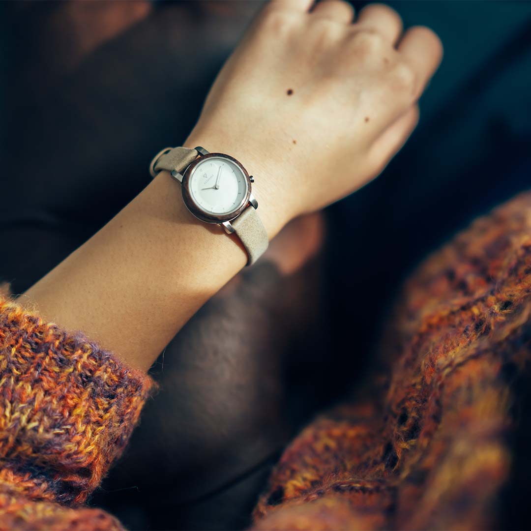 KERBHOLZ｜SOPHIE 27mm ソフィー ウォールナット シルバー サンド 画像5