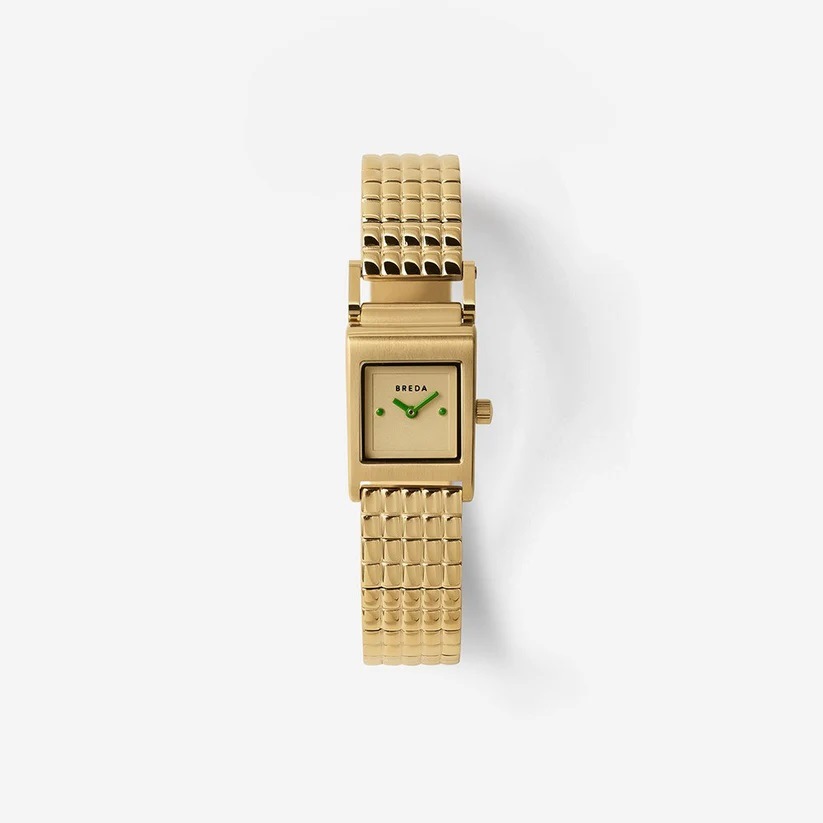 BREDA｜REVEL レーヴェル スクエア ゴールド ステンレスベルト 画像1