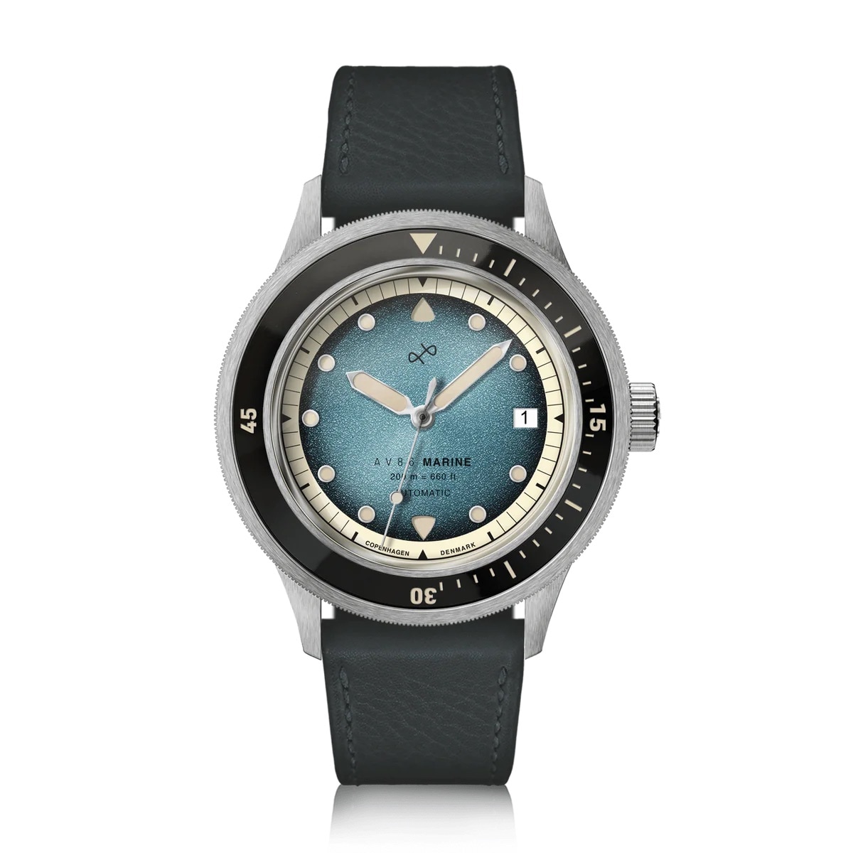 AV86(旧 ABOUT VINTAGE)|1956 Marine Automatic 41mm Steel/Blue Fade(自動巻き) 画像1