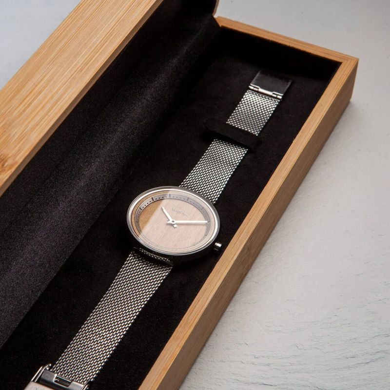 VEJRHOJ│Petite The MAPLE 34mm ペティット メープル シルバーメッシュ 画像2