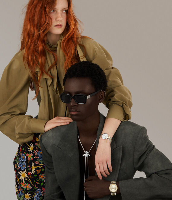 Vivienne Westwood｜Seymour シーモア レディース クォーツウォッチ／シャンパン ダイヤル&ツートンステンレススティールブレスレット 画像2