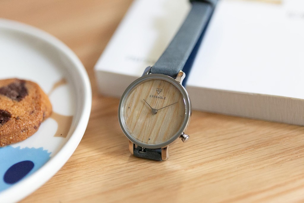 KERBHOLZ｜EMMA 30mm ナチュラルウッド シルバー ブルー 画像5