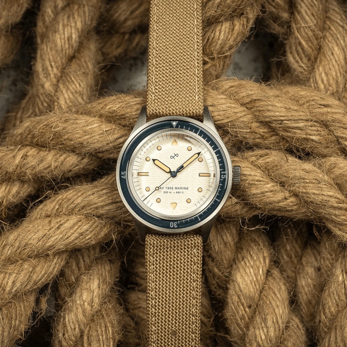 AV86（旧About Vintage） 腕時計 メンズ 1956 Marine マリン ネイビー