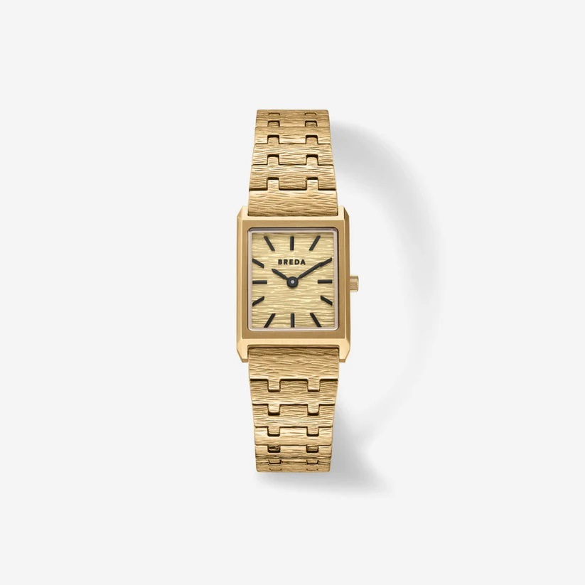 BREDA｜VIRGIL REVIVAL ヴァージル リバイバル スクエア ゴールド ステンレスベルト 1754a 画像1