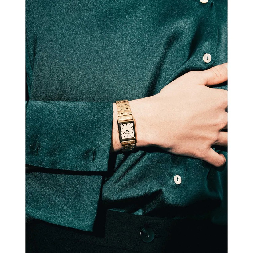 BREDA｜VIRGIL REVIVAL ヴァージル リバイバル スクエア ゴールド ステンレスベルト 1754a 画像3