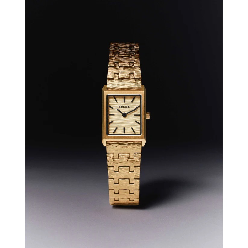 BREDA｜VIRGIL REVIVAL ヴァージル リバイバル スクエア ゴールド ステンレスベルト 1754a 画像4